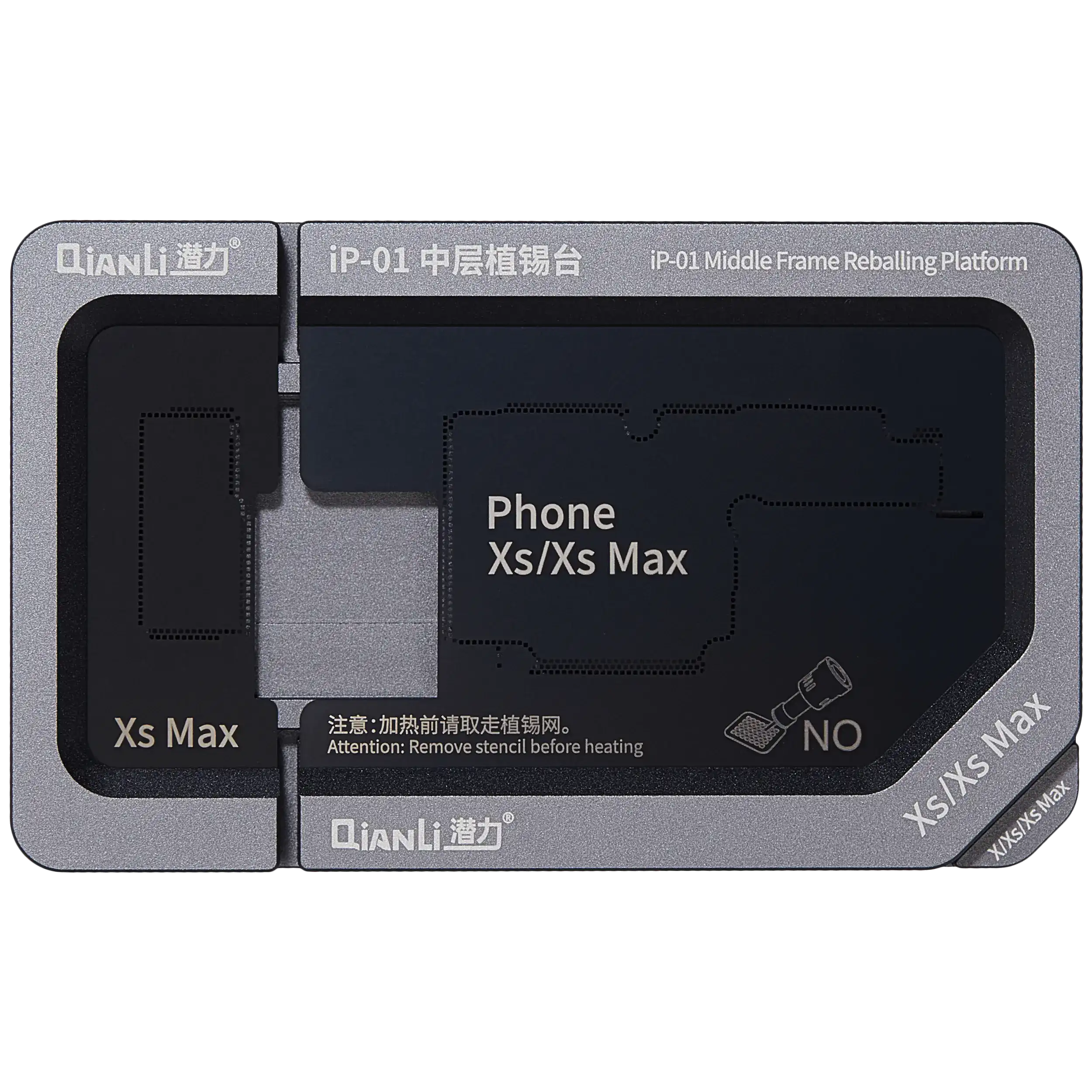 Qianli Metall-Midframe-Reballing-Plattform iPhone X/XS/XS Max