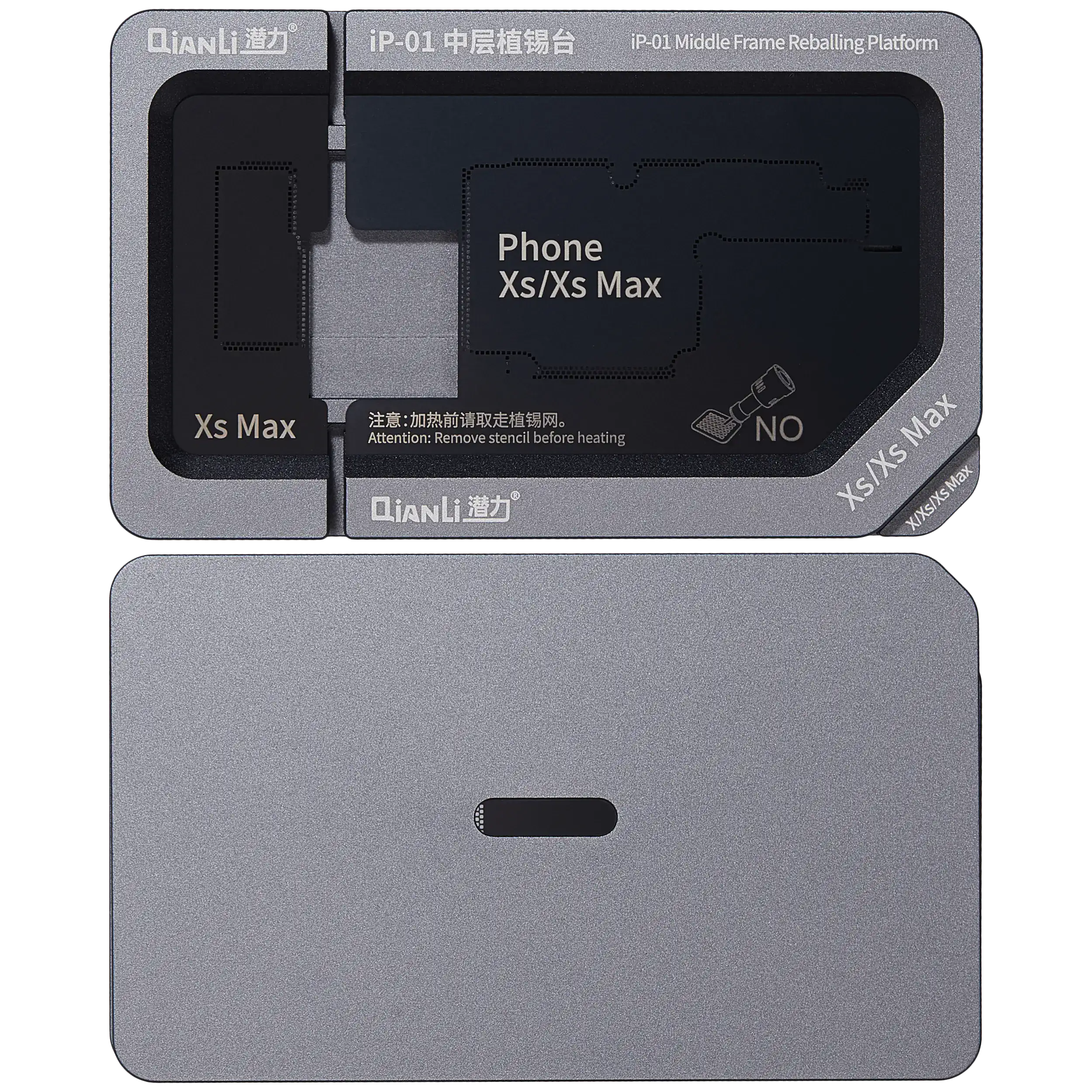 Qianli Metall-Midframe-Reballing-Plattform iPhone X/XS/XS Max