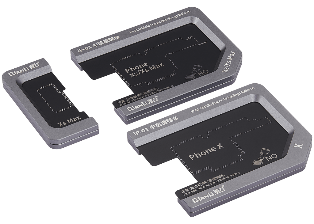 Qianli Metall-Midframe-Reballing-Plattform iPhone X/XS/XS Max