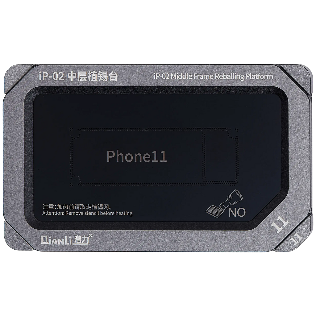 Metall-Midframe-Reballing-Plattform (Qianli) für iPhone 11/Pro/Max
