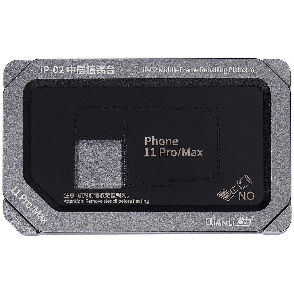 Metall-Midframe-Reballing-Plattform (Qianli) für iPhone 11/Pro/Max