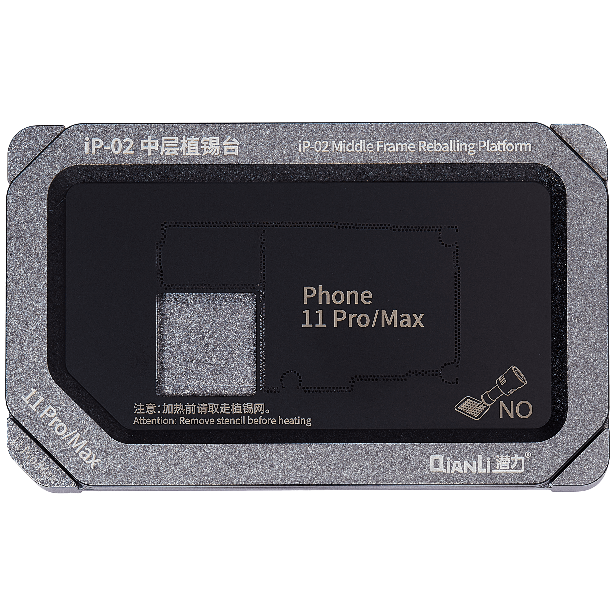 Metall-Midframe-Reballing-Plattform (Qianli) für iPhone 11/Pro/Max