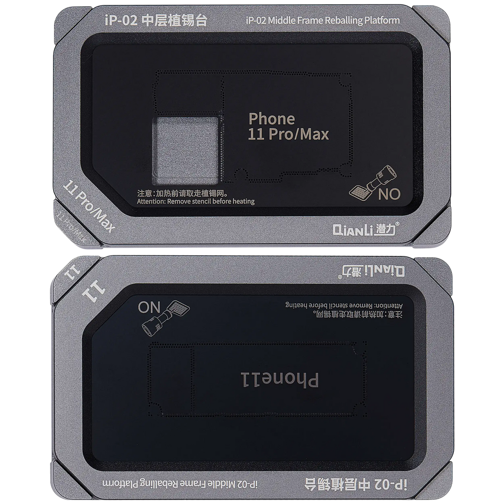 Metall-Midframe-Reballing-Plattform (Qianli) für iPhone 11/Pro/Max