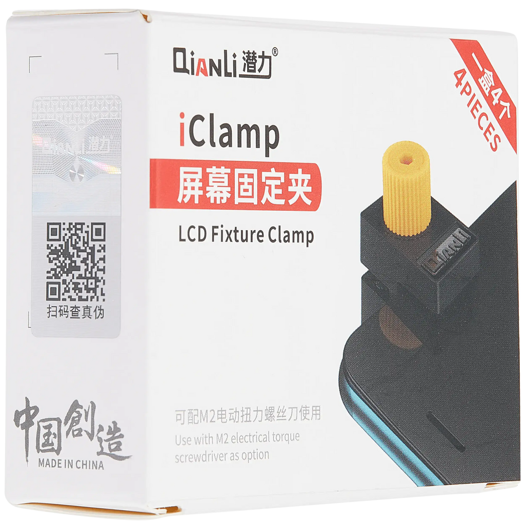 iClamp Universal Kunststoff-Fixierwerkzeug für Handy-Display (2.0) 4er-Pack