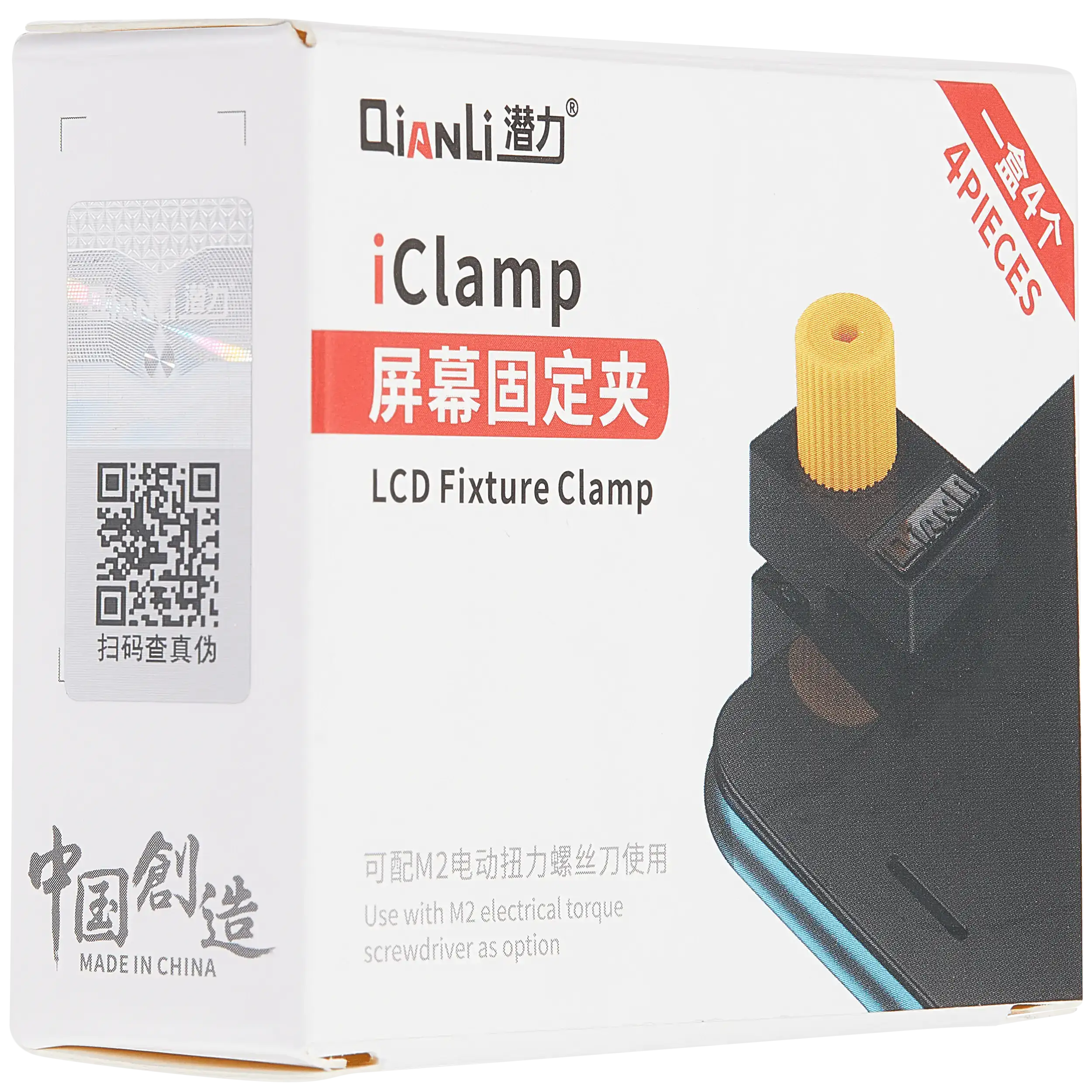 iClamp Universal Kunststoff-Fixierwerkzeug für Handy-Display (2.0) 4er-Pack