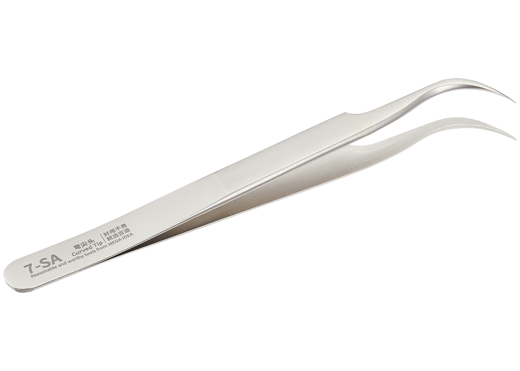 Pinzette (7-SA Curved Tip) (Qianli / Mega-IDEA)