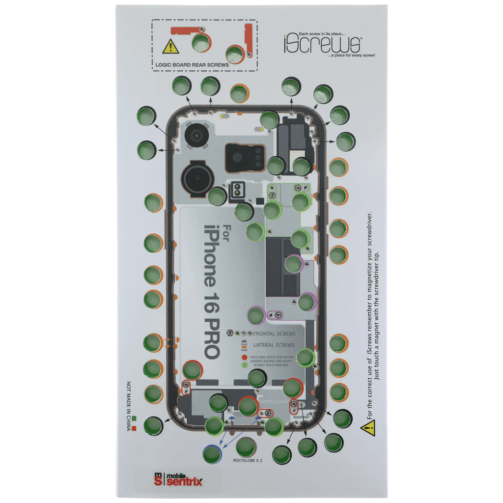 iScrews Position Mat for iPhone 16 Pro (dottorpod)