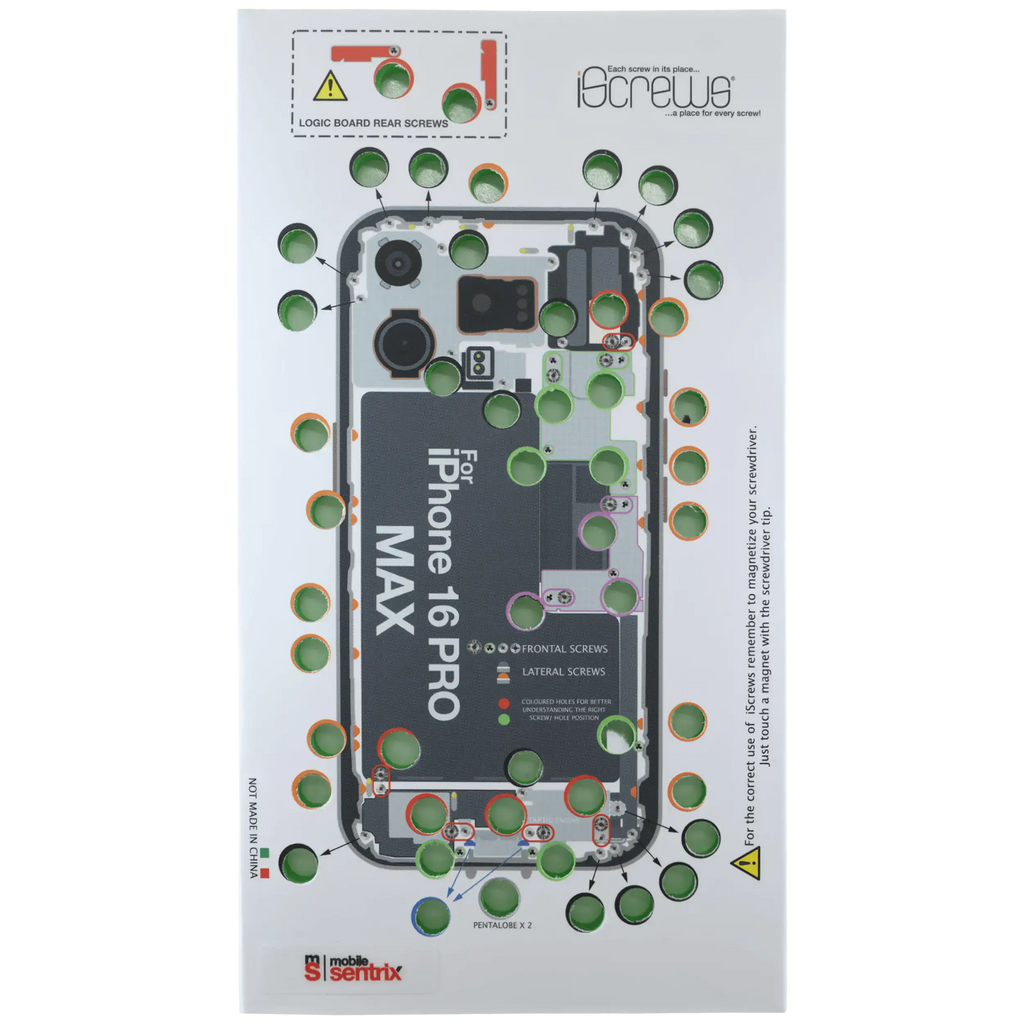 iScrews Position Mat for iPhone 16 Pro Max (dottorpod)