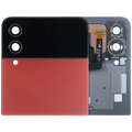 Outer OLED Display for Samsung Galaxy Z Flip 4 5G (US & International) (used OEM pull, A quality) (Red)