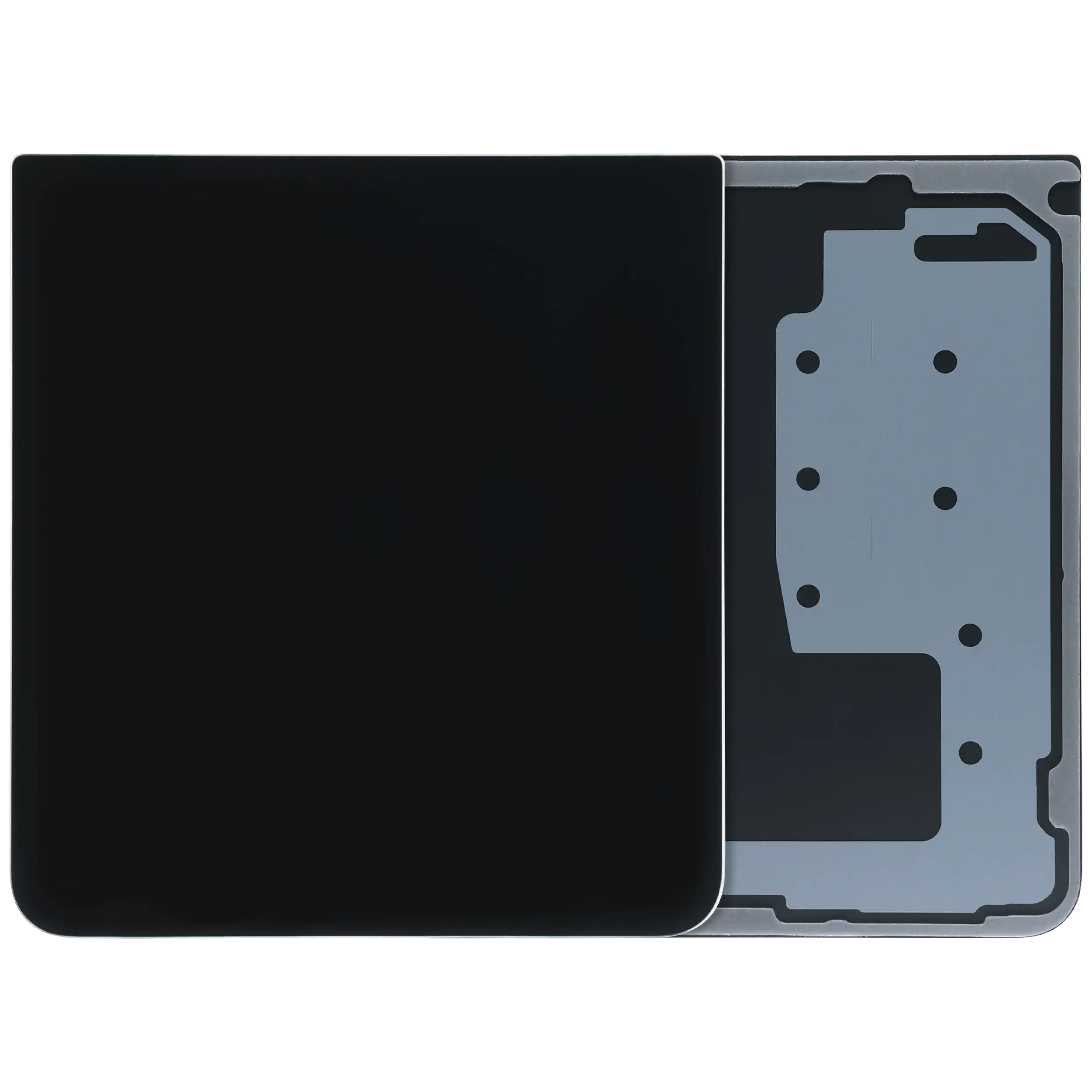 Lower Back Cover for Samsung Galaxy Z Flip 7 5G (Service Pack) (Jet Black)
