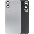 Backcover mit Kameralinse für Samsung Galaxy S25 Edge Service Pack Titan Silber