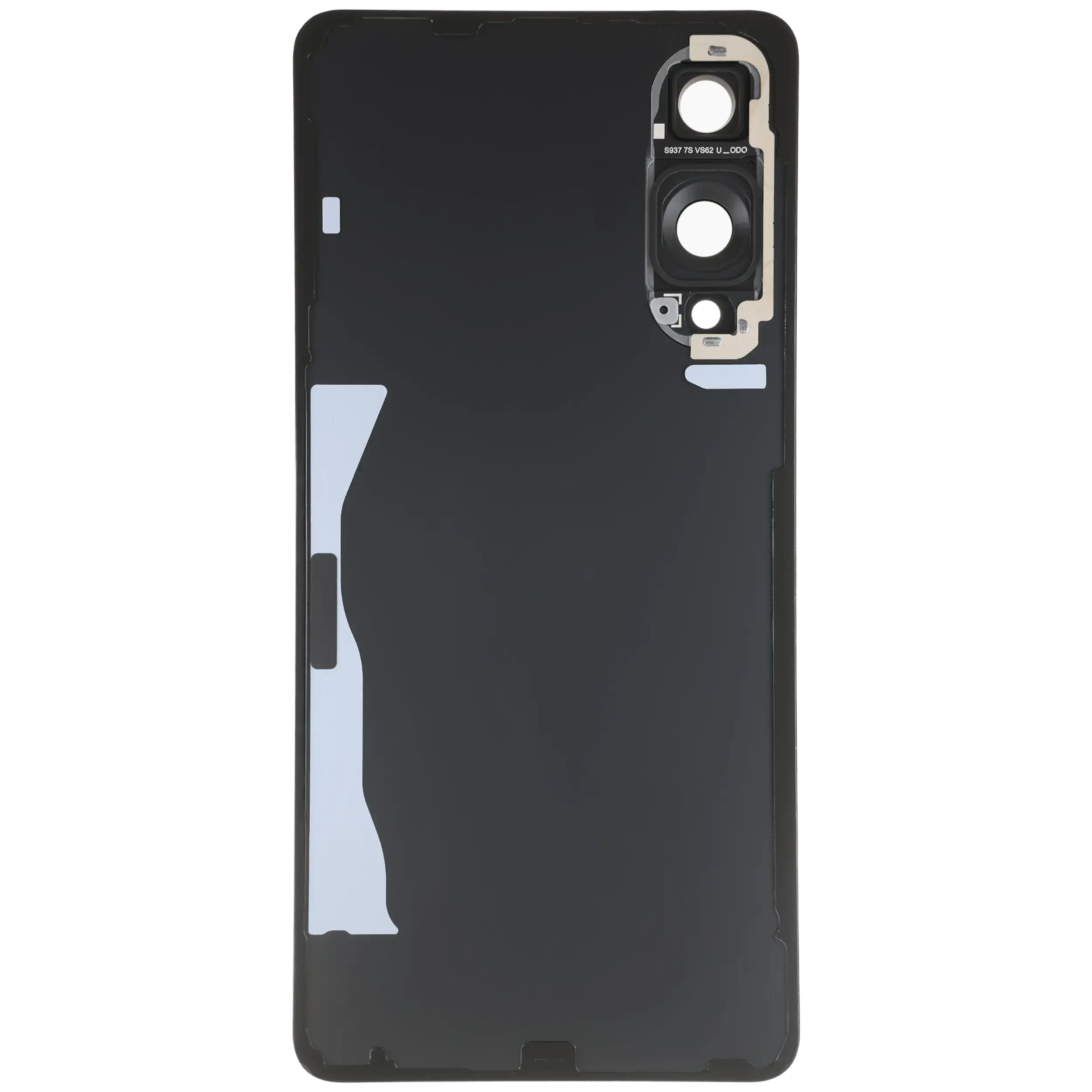 Backcover mit Kameralinse für Samsung Galaxy S25 Edge Service Pack Titan Silber