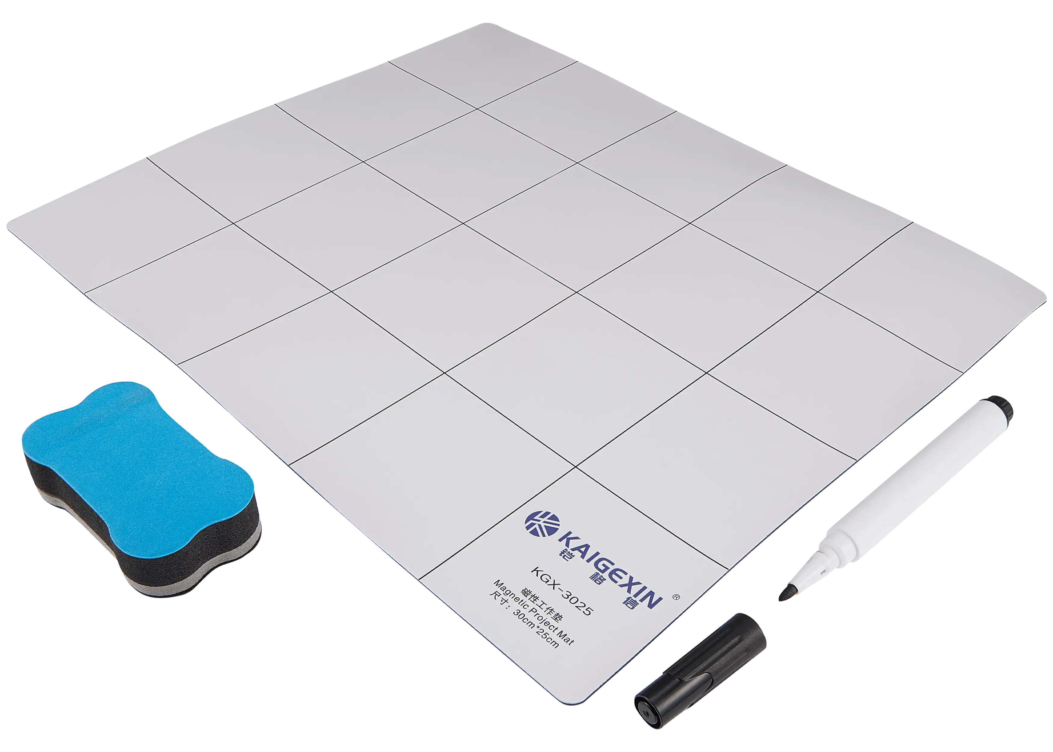 Magnetic Project Mat with Pen, 30x25 cm