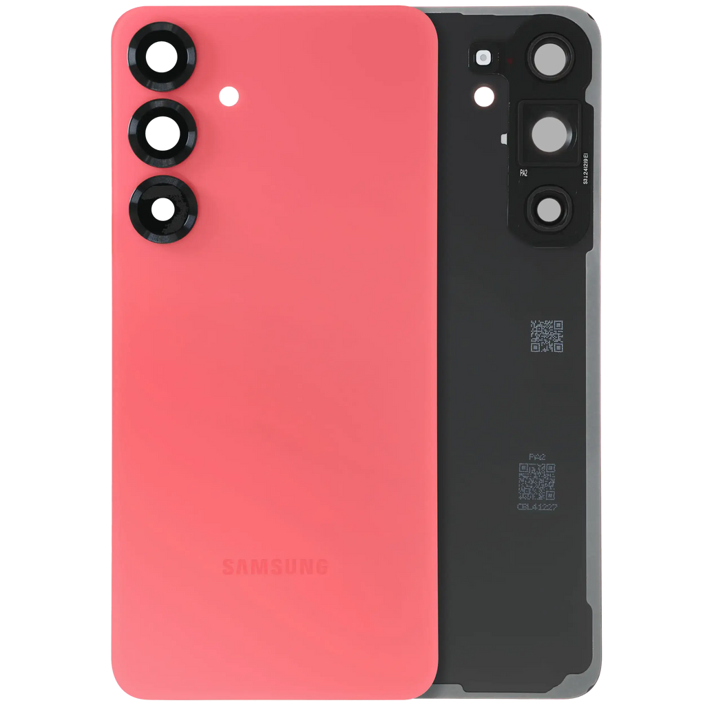 Back Cover with Camera Lens for Samsung Galaxy S25 Plus 5G (Service Pack) (Coral Red)