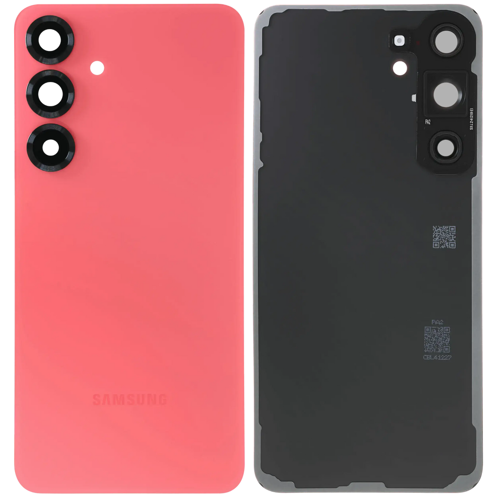 Back Cover with Camera Lens for Samsung Galaxy S25 Plus 5G (Service Pack) (Coral Red)