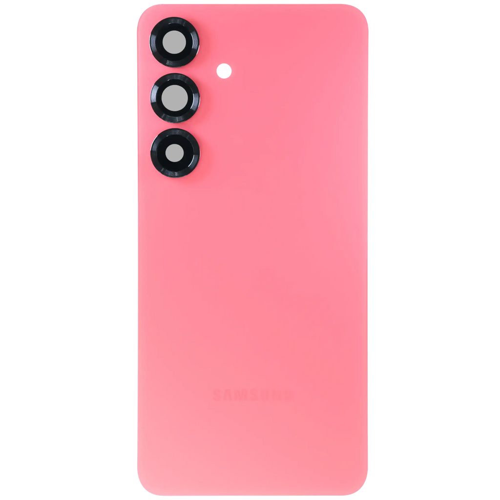 Back cover with camera lens for Samsung Galaxy S25 5G (Service Pack) (Coral Red)