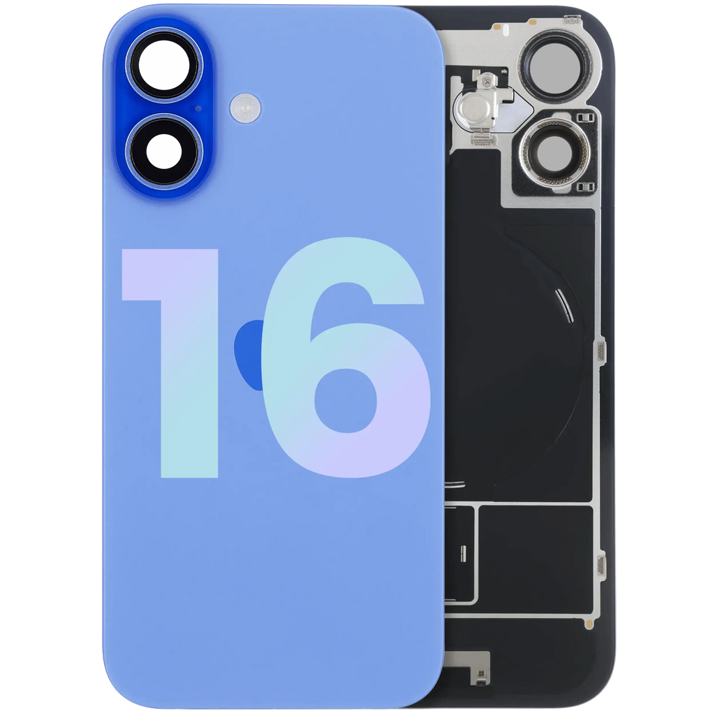 Backcover mit MagSafe, NFC & Blitz-Flexkabel für iPhone 16 Svc Pack Ultramarine