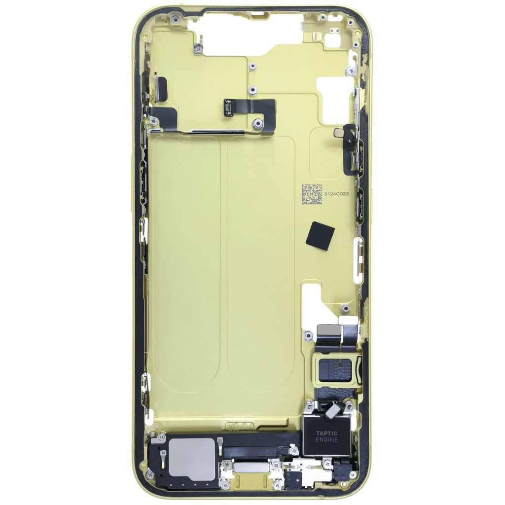 Original Apple-Ausbau A gebraucht – iPhone 14 EU / Global Version Rahmen Gelb