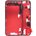 Backcover m. Ladebuchse Flex & Kleinteile für iPhone 14 Plus Rot (OEM Pull A)