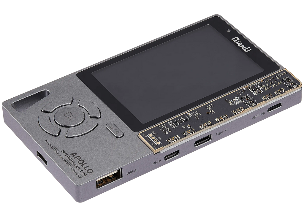 Apollo Interstellar Restore Program & Reader (True Tone / Battery Data / Vibrator / MFI Tester / EEPROM Programmer) - Display up to iPhone 11 Pro Max, Battery up to iPhone 14 Pro Max - Galaxy Gray Special Edition by Qianli