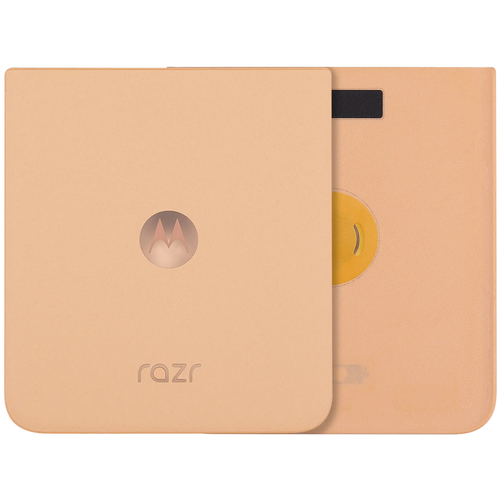 Backcover Glass für Motorola Razr Plus / Razr 50 Ultra (XT2451 / 2024) / Razr Plus 2025 (XT2557 / 2025) (Premium) (Peach Fuzz)