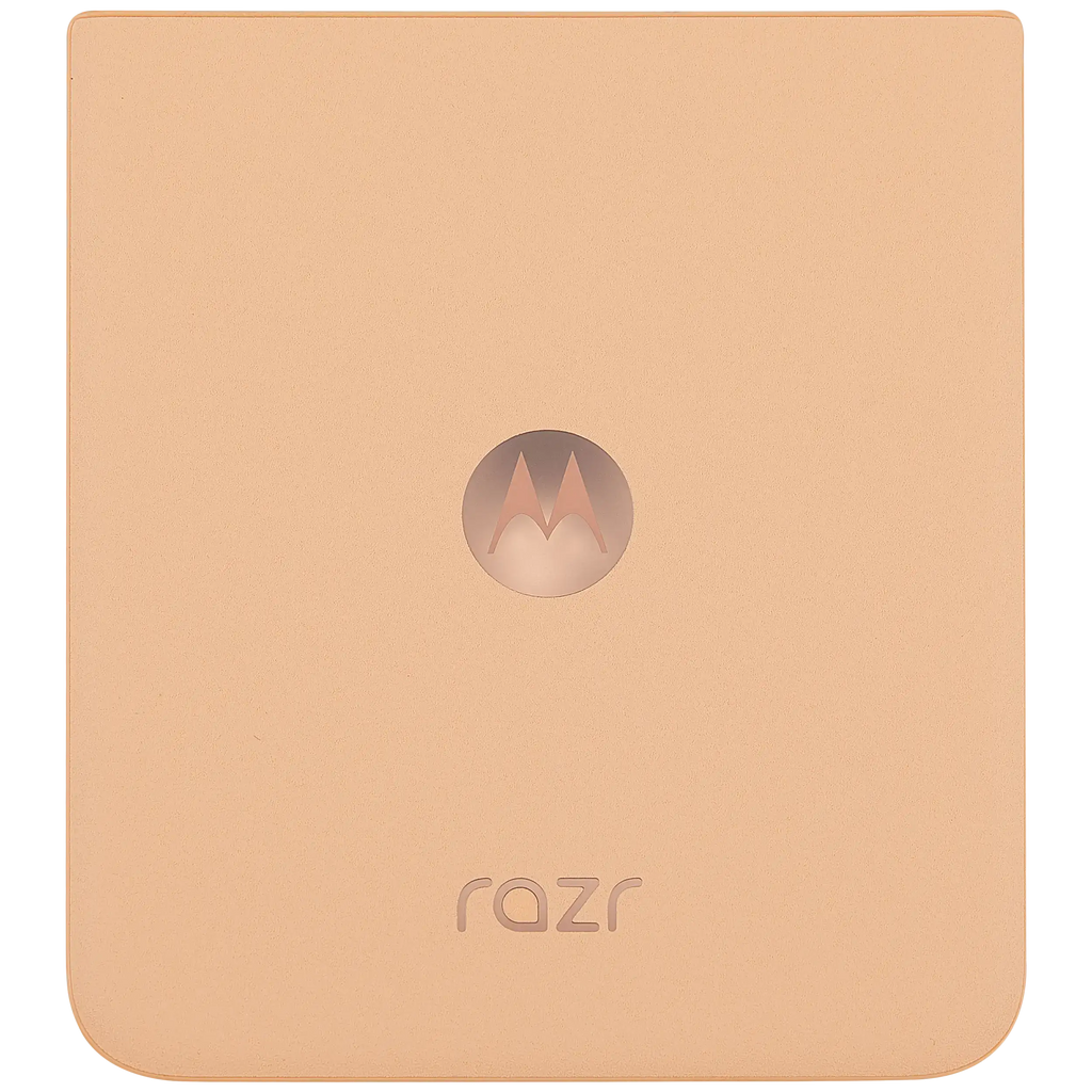 Backcover Glass für Motorola Razr Plus / Razr 50 Ultra (XT2451 / 2024) / Razr Plus 2025 (XT2557 / 2025) (Premium) (Peach Fuzz)