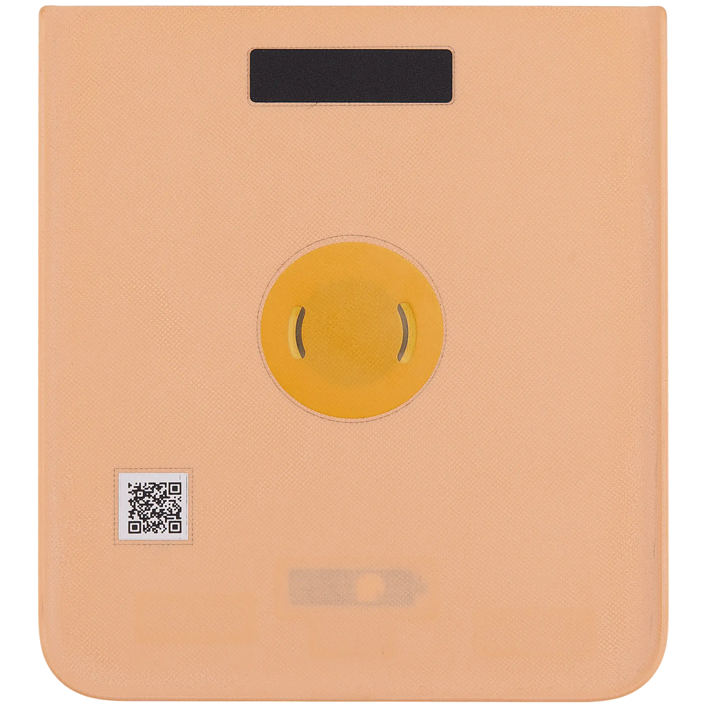 Backcover Glass für Motorola Razr Plus / Razr 50 Ultra (XT2451 / 2024) / Razr Plus 2025 (XT2557 / 2025) (Premium) (Peach Fuzz)
