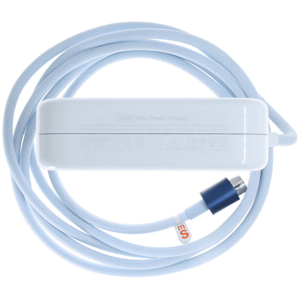 143W Power Supply for iMac 24 A2438 (2021) (Used OEM, Grade A) (Bulk Packaging) (Blue)