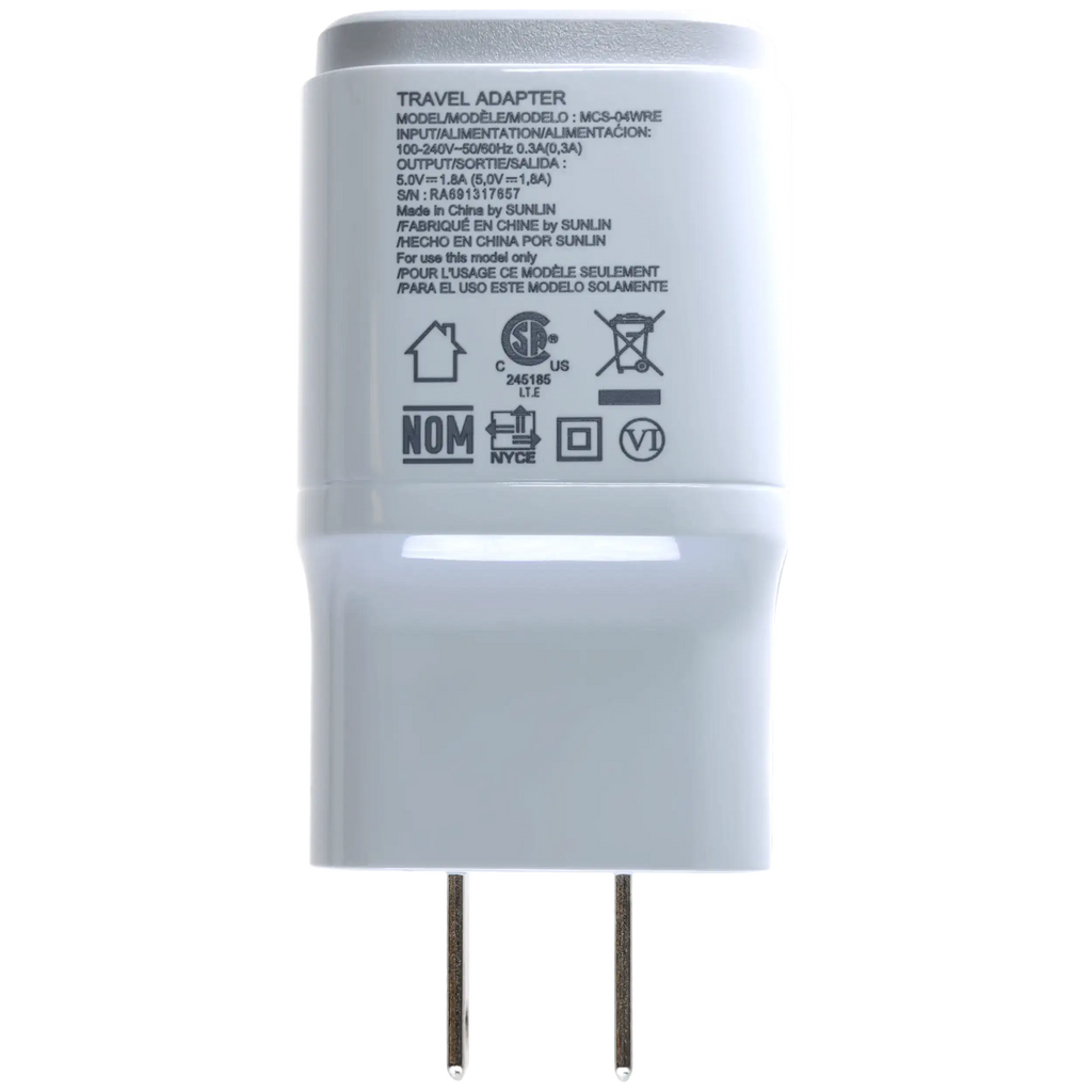 Micro-USB-zu-USB-A-Kabel mit Adapter 1m für LG OEM Neu Weiß