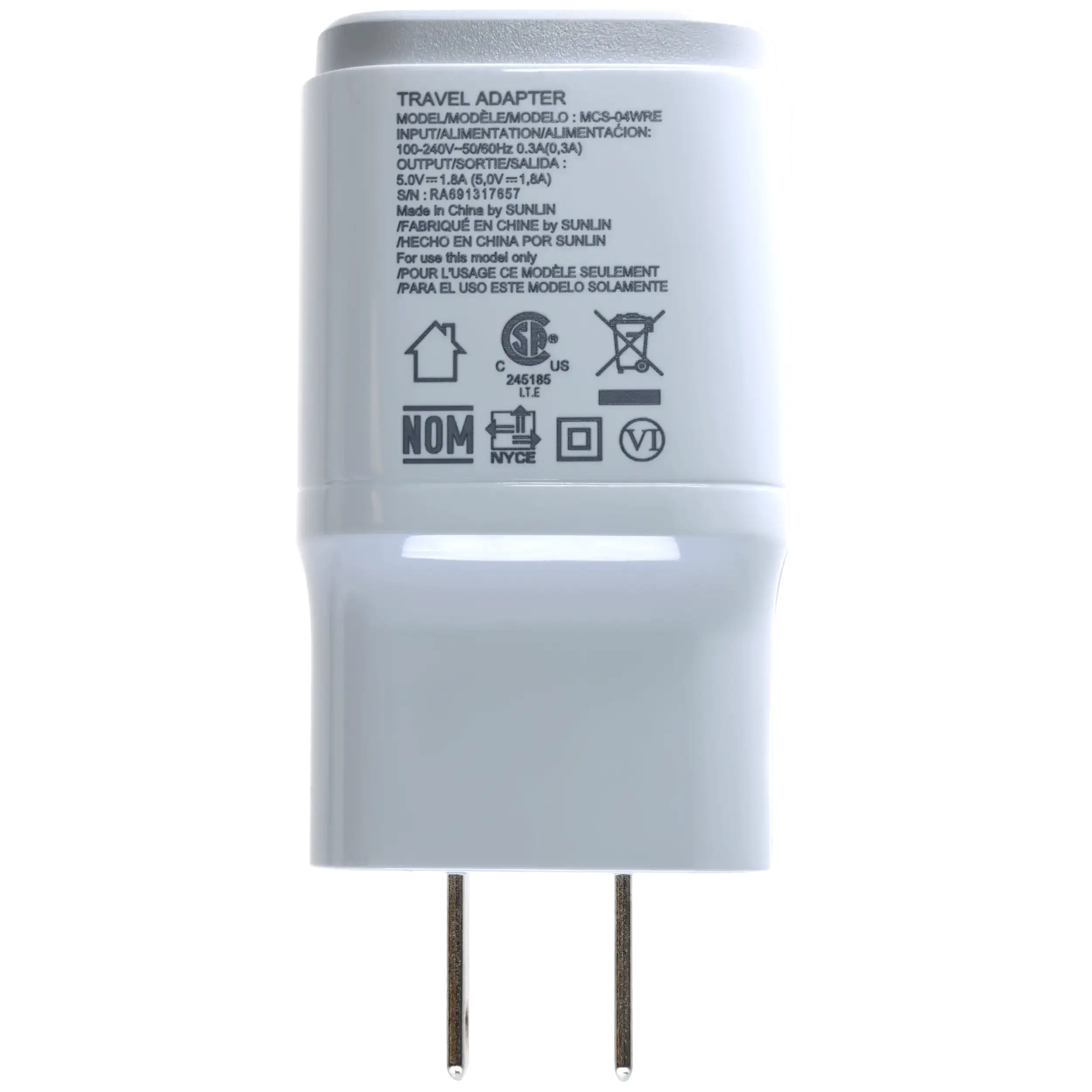 Micro-USB-zu-USB-A-Kabel mit Adapter 1m für LG OEM Neu Weiß