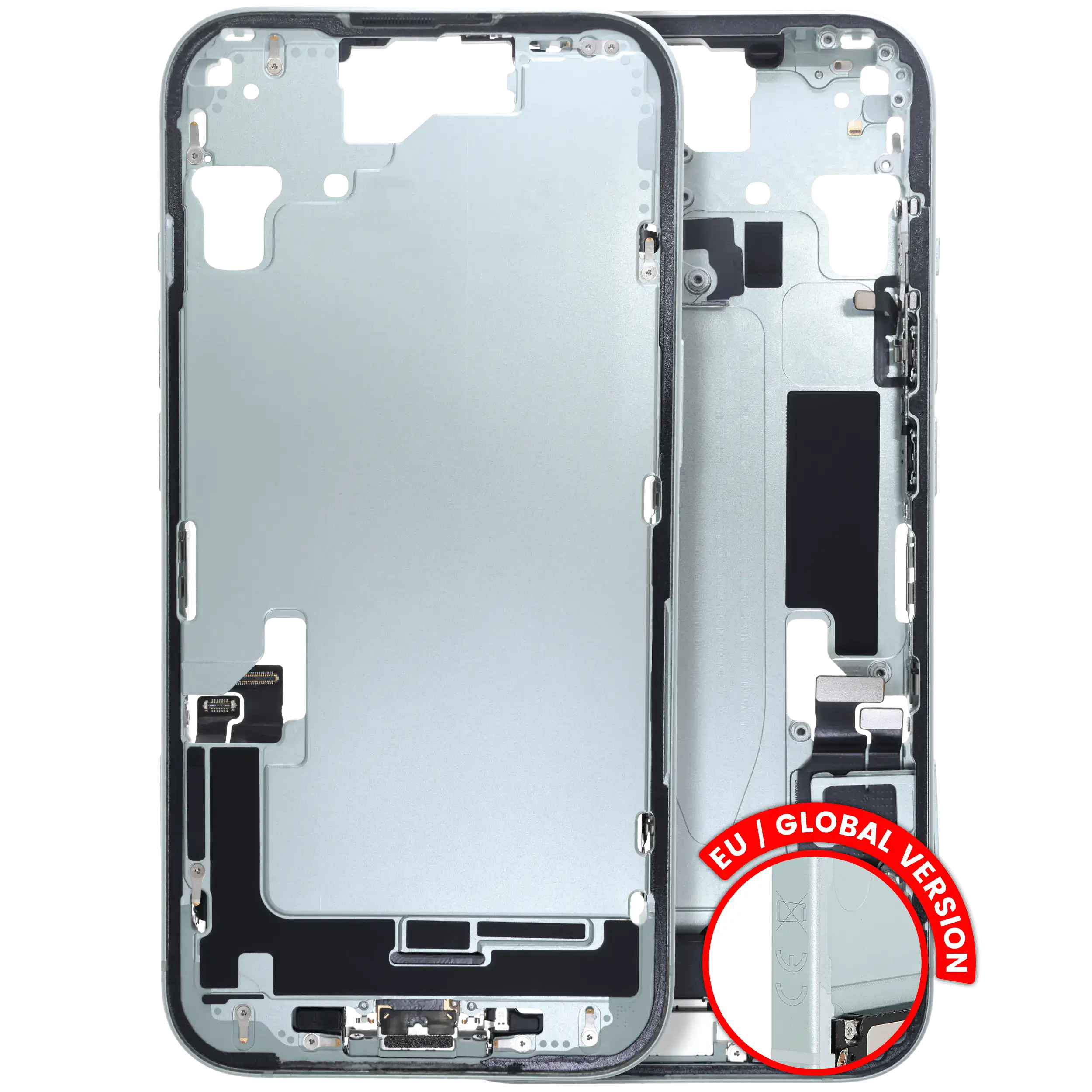 Original Apple-Ausbau A gebraucht – iPhone 15 EU / Global Version Rahmen Grün