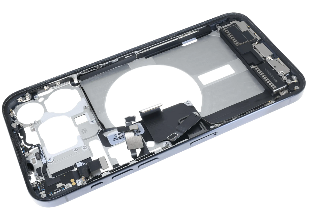 Original Apple-Ausbau C gebraucht – iPhone 15 Pro Max EU / Rahmen Blau