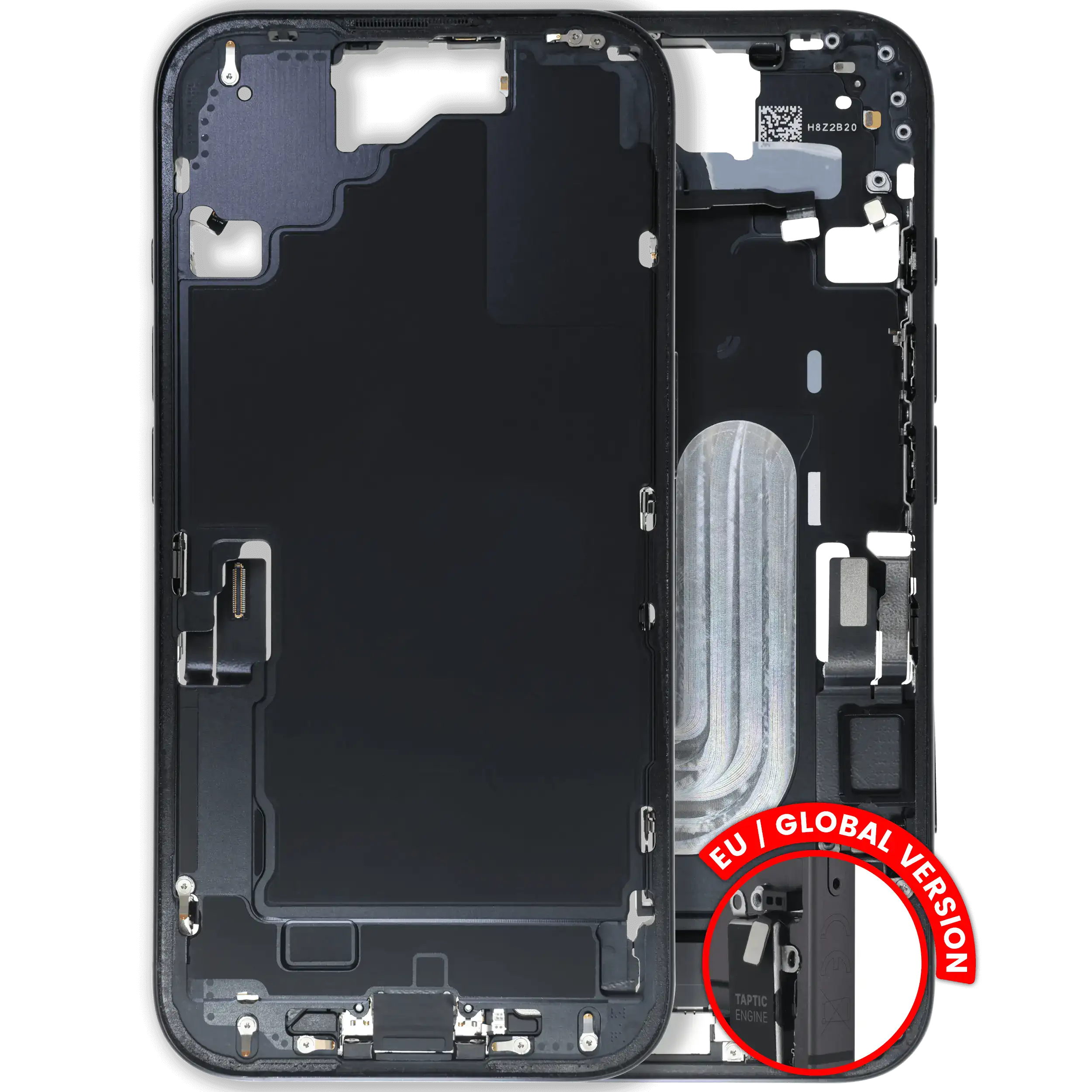 Original Apple-Ausbau B gebraucht – iPhone 16 EU / Global Version Rahmen Schwarz