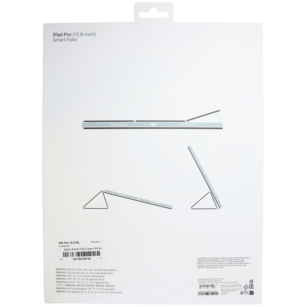 Apple Smart Folio Case iPad Pro 12.9" 3-6 Gen OEM Neu Weiß