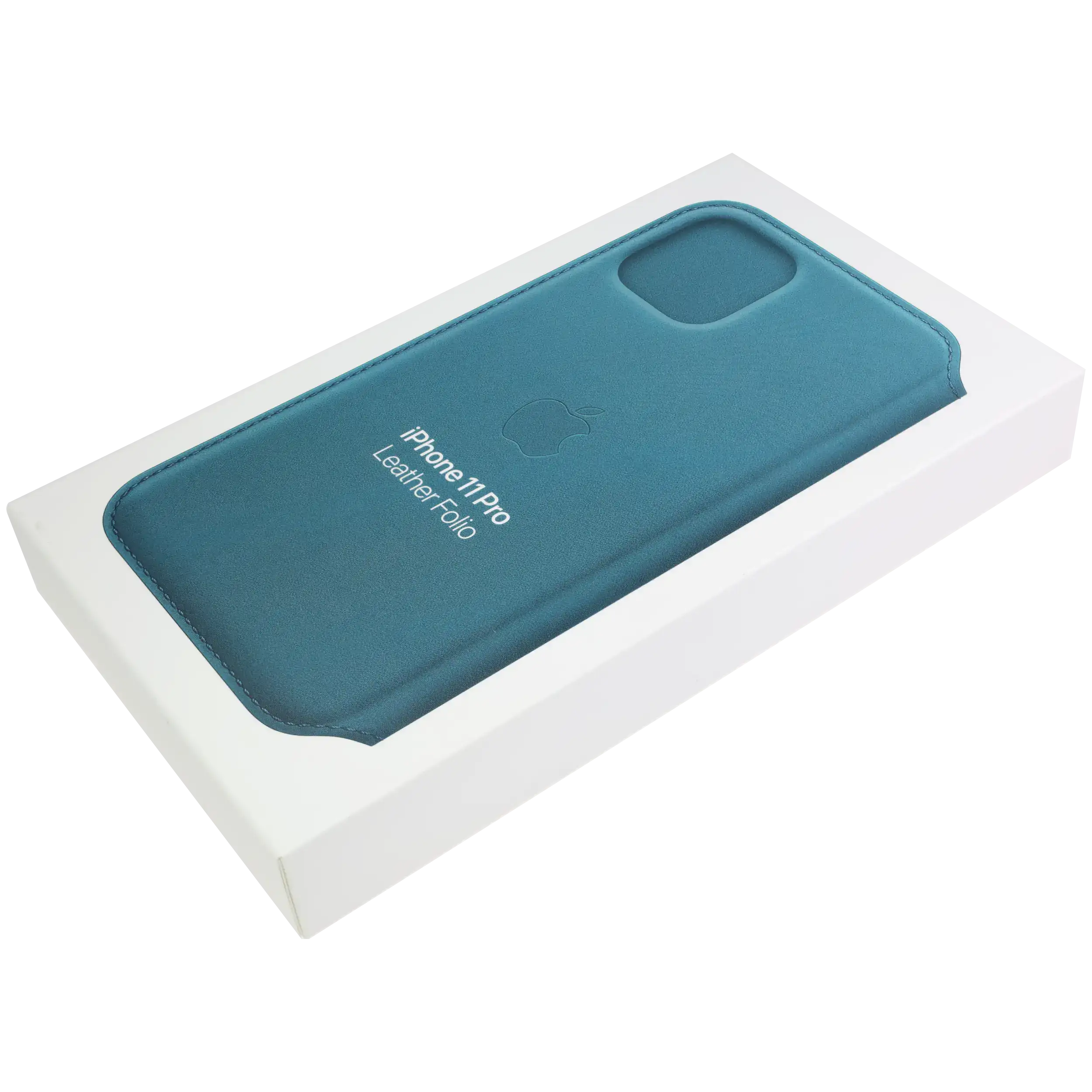 Leder-Folio-Case für iPhone 11 Pro (OEM Grade New) (Peacock)
