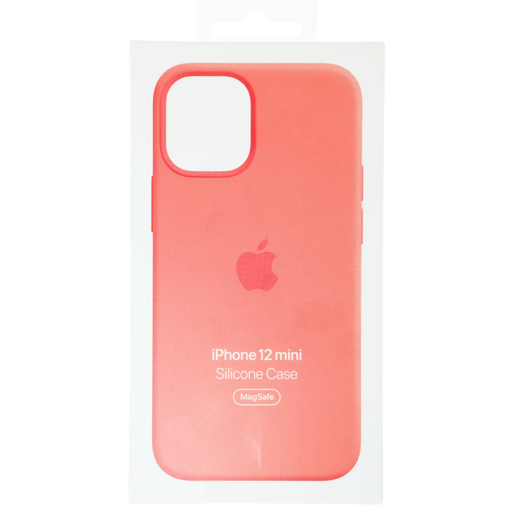 Silicone Case with MagSafe for iPhone 12 Mini (OEM Grade New) (Pink Citrus)