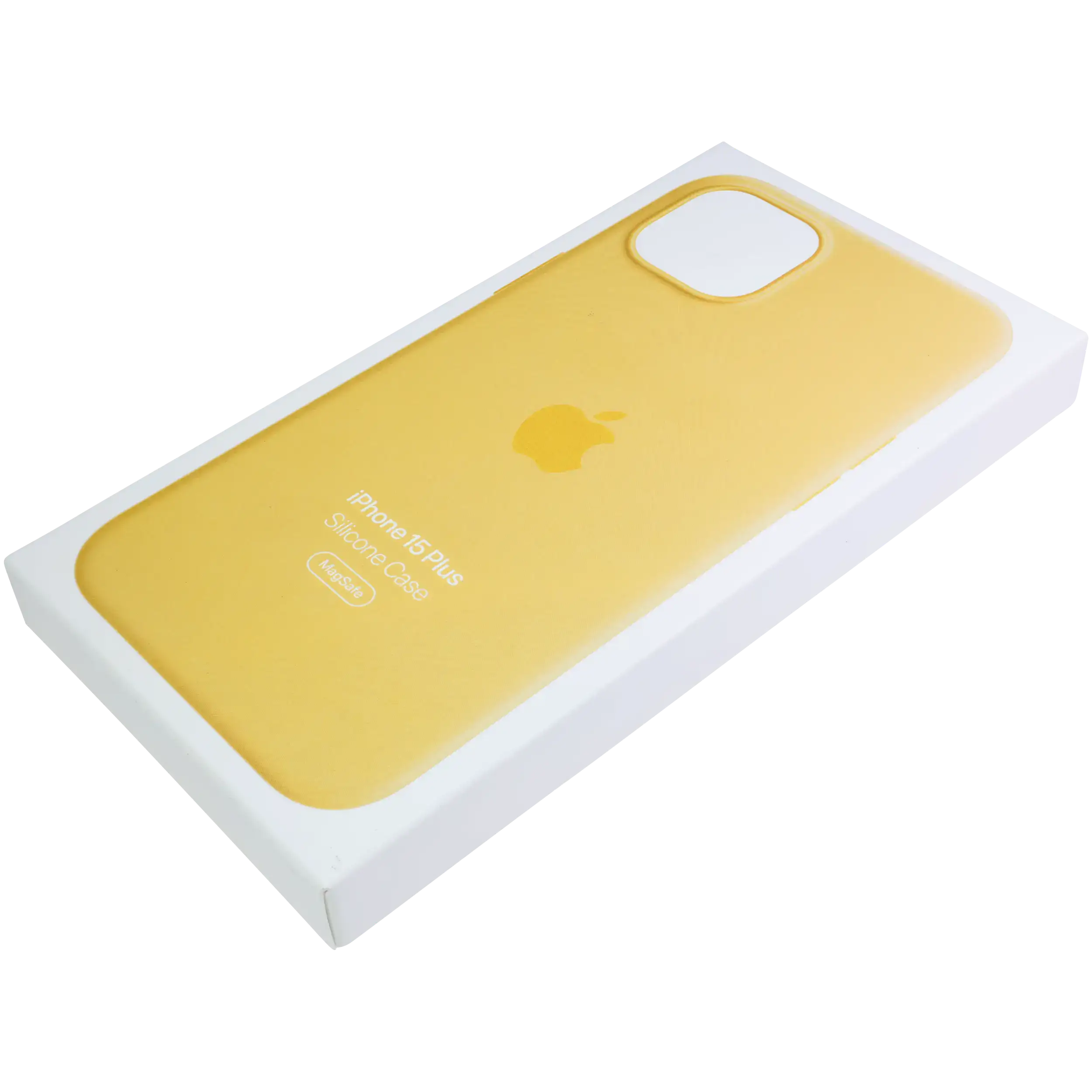 Silikonhülle mit MagSafe für iPhone 15 Plus (OEM Grade New) (Sunshine)