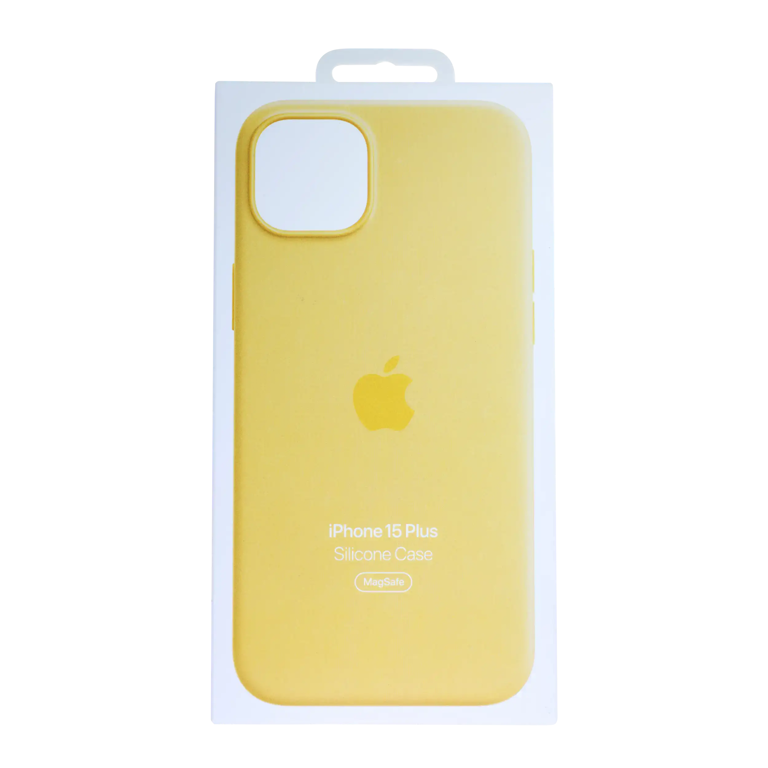 Silikonhülle mit MagSafe für iPhone 15 Plus (OEM Grade New) (Sunshine)