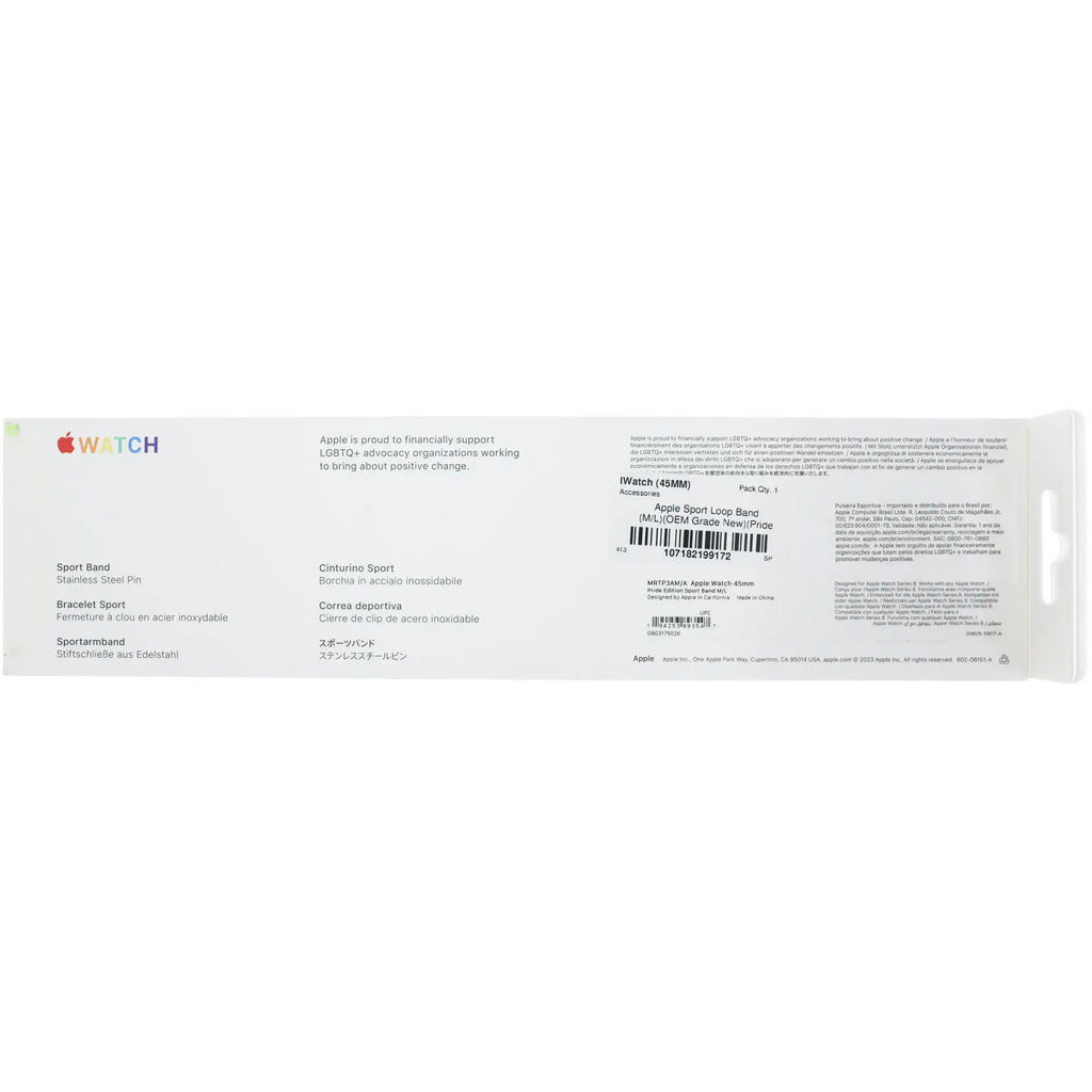 Apple Sport Loop Armband für Apple Watch 45mm Pride Edition M/L OEM Neu