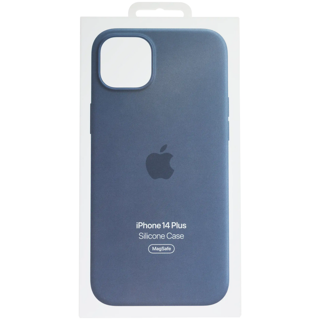 Silicone Case with MagSafe for iPhone 14 Plus (OEM Grade New) (Storm Blue)
