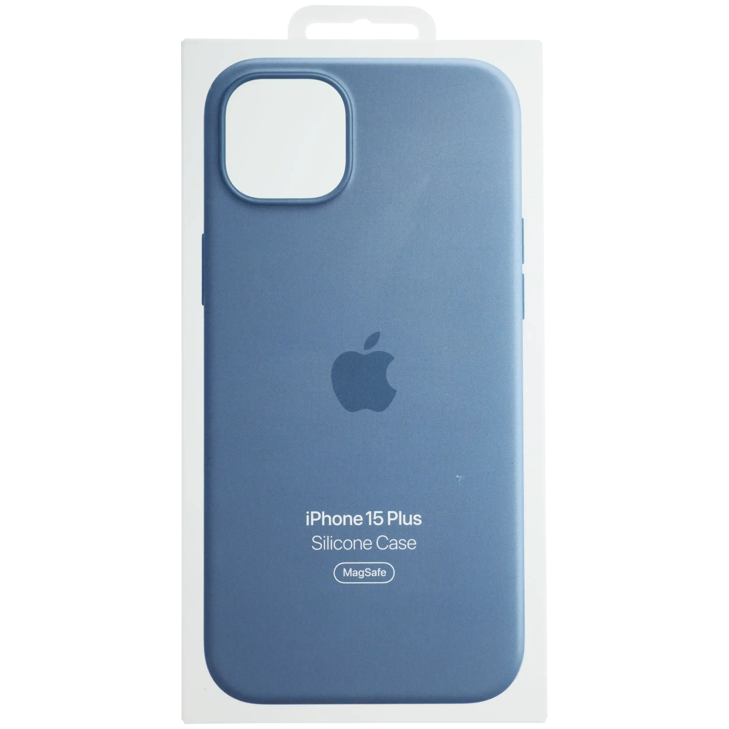 Silikonhülle mit MagSafe für iPhone 15 Plus (OEM Grade New) (Winter Blue)