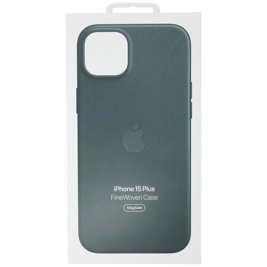FineWoven Case with MagSafe for iPhone 15 Plus (OEM Grade New) (Green)