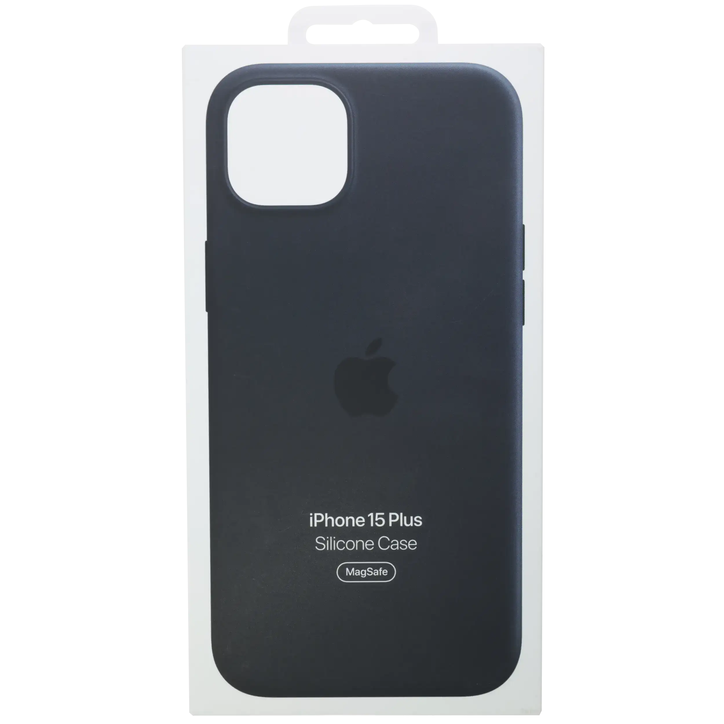 Silikon-Case mit MagSafe für iPhone 15 Plus (OEM Grade New) (Schwarz)