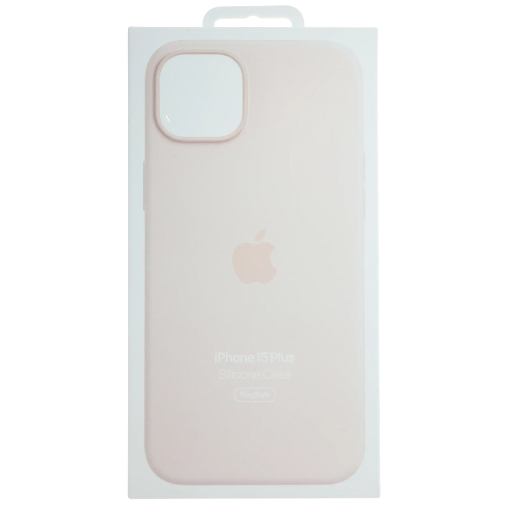 Silikonhülle mit MagSafe für iPhone 15 Plus (OEM Grade New) (Light Pink)