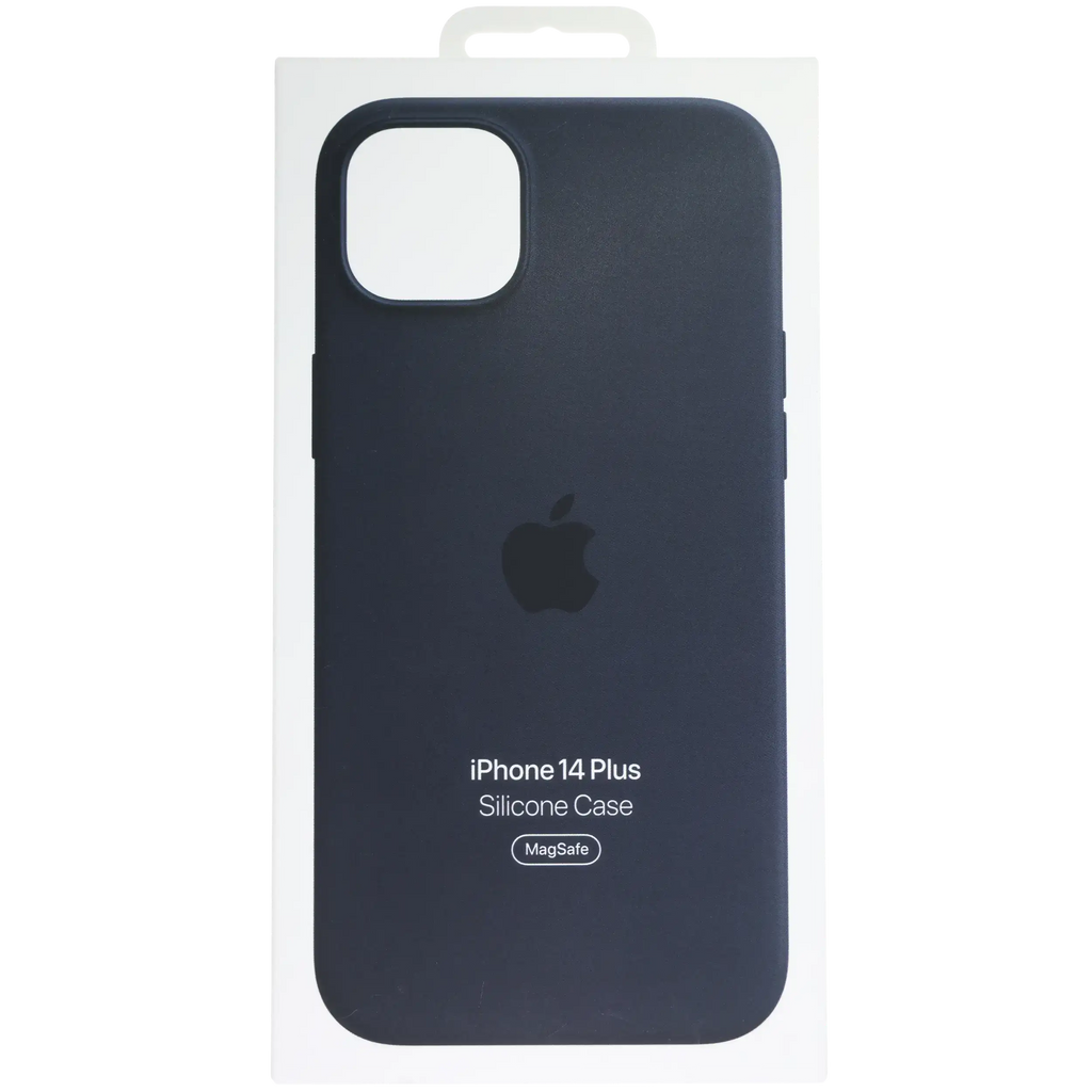 Silikonhülle mit MagSafe für iPhone 14 Plus (OEM Grade New, Midnight)