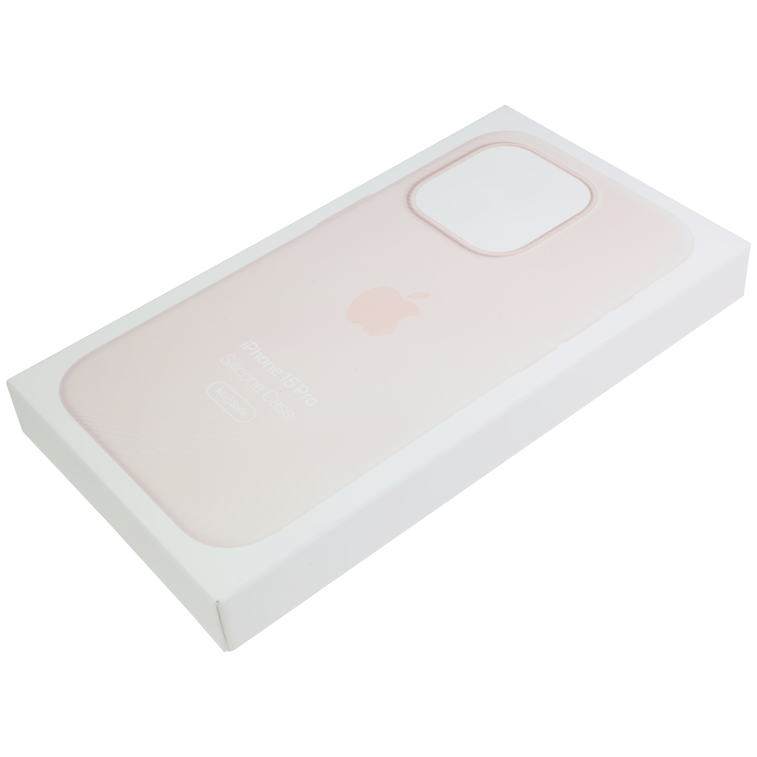 Silicone Case with MagSafe for iPhone 15 Pro (OEM Grade New) (Light Pink)