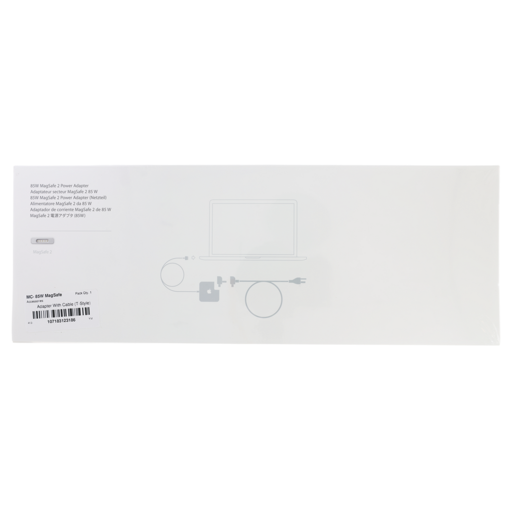 85W MagSafe 2 Netzteil (T-Style) mit Kabel OEM Neu für MacBook Pro 13