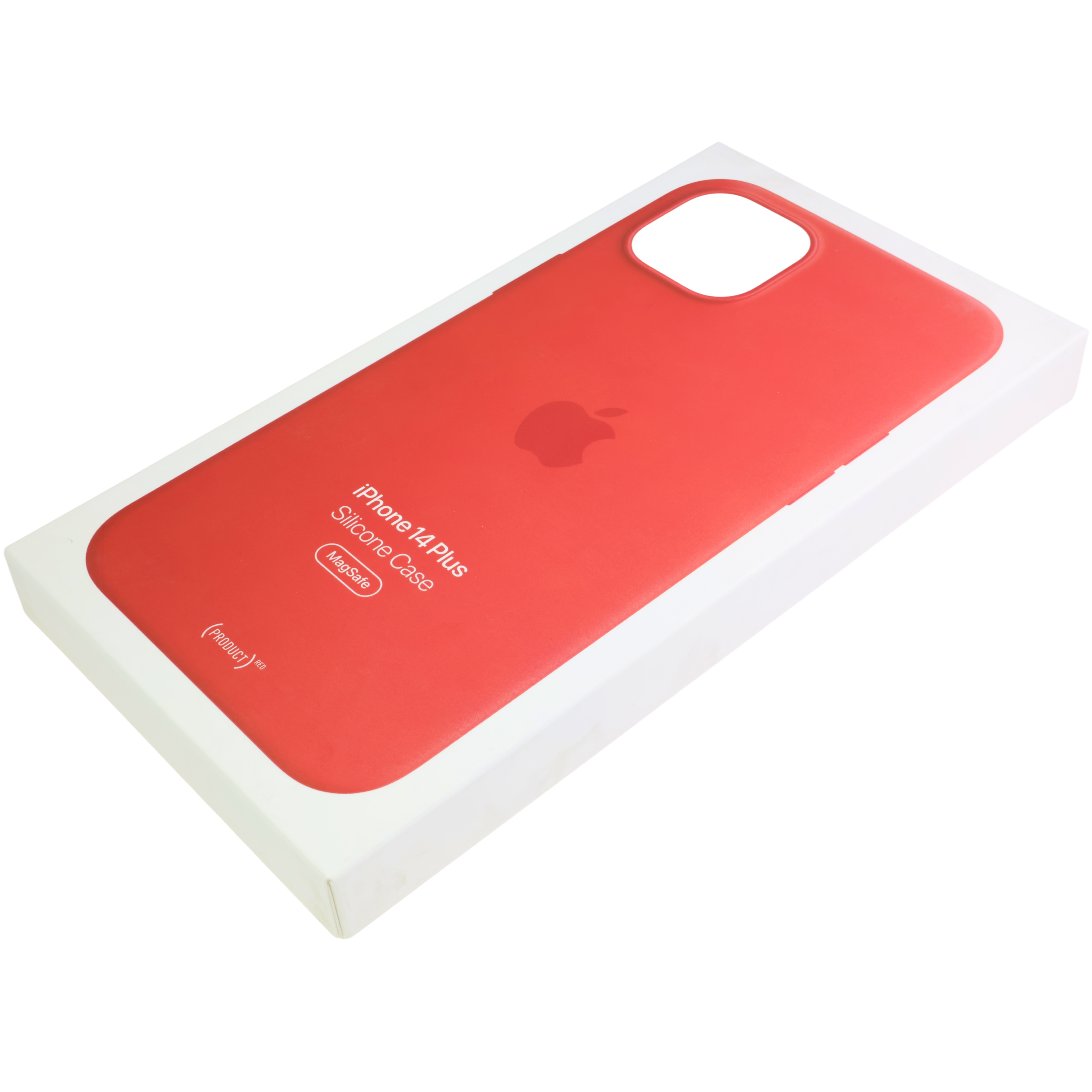 Silikonhülle mit MagSafe für iPhone 14 Plus (OEM-Qualität Neu) (Rot)