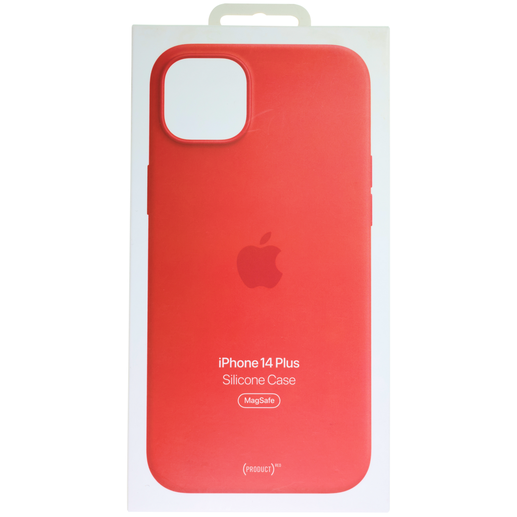 Silicone Case with MagSafe for iPhone 14 Plus (OEM Quality New) (Red)
