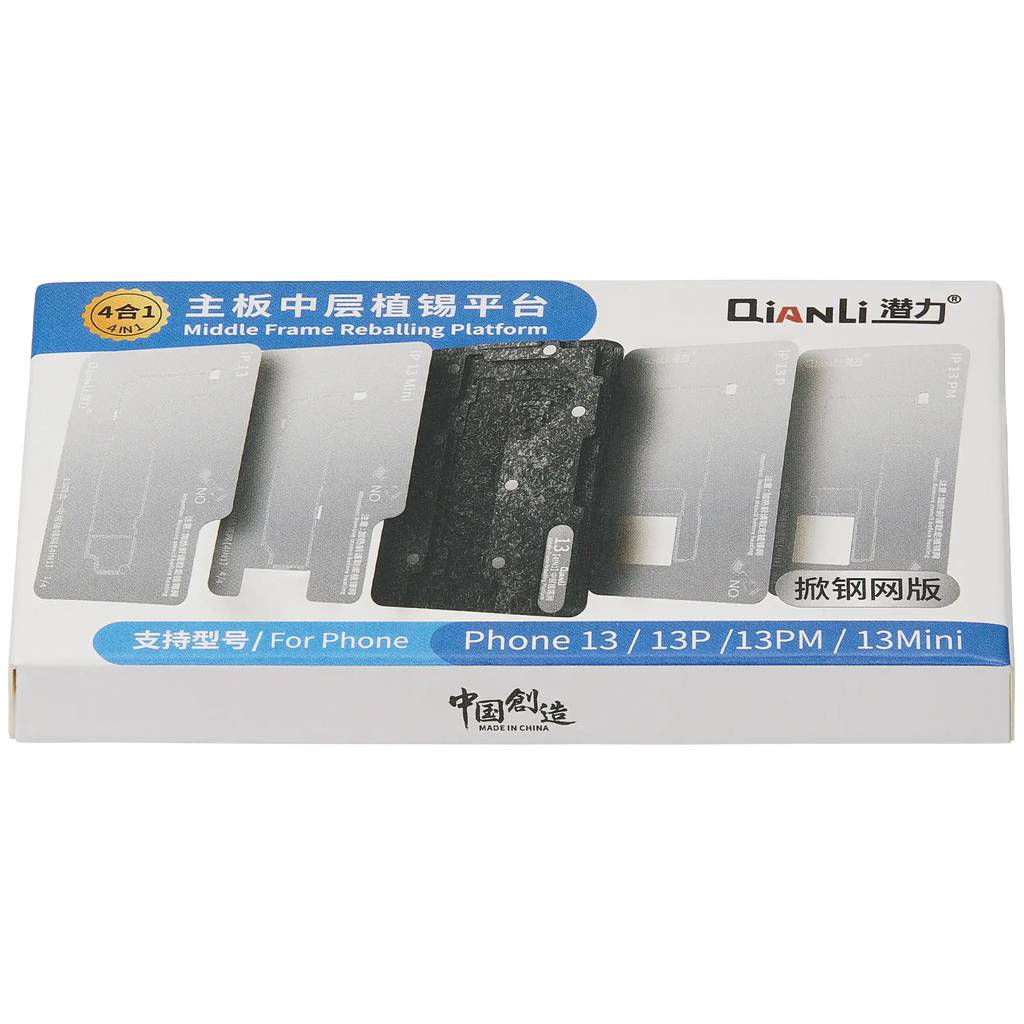4in1 Midframe-Reballing-Plattform ohne Abdeckung für Apple iPhone 13(Qianli)